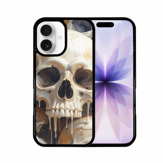 iPhone 17 Case — Seamless Tileable Pattern Of Gothic Skulls, Custom Print Case Cover