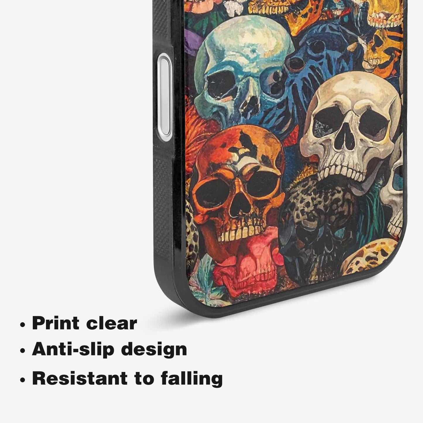iPhone 16 Case — Skulls Animal Printskulls Patt, Customized Protective Case