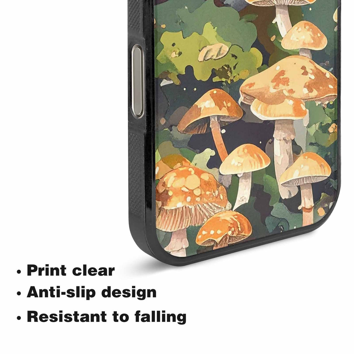 iPhone 16 Pro Max Case — Mushrooms Camomushrooms Patter 9y1, Personalized Phone Case