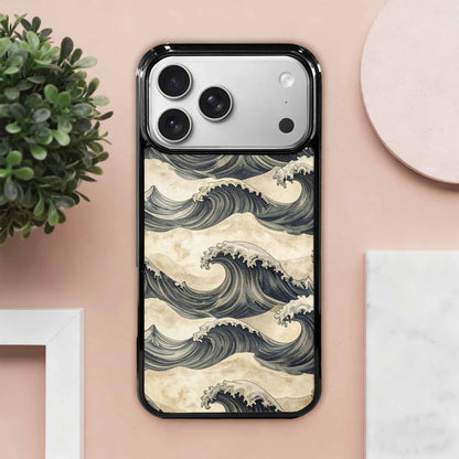 iPhone 17 Pro Max Case — Vintage Americana Wave Retro Vintage, Custom Printed Phone Case