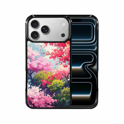 iPhone 17 Pro Max Case — Cherry Blossom Branch Cherry Original Art, Custom Print Case Cover