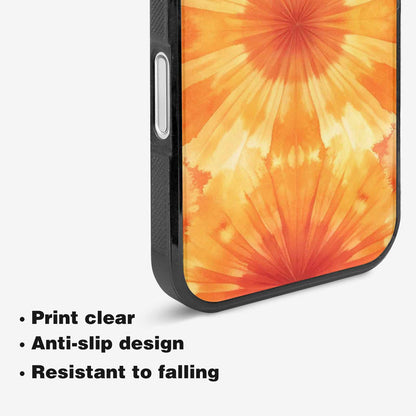 iPhone 16 Plus Case — Ombre Tie Dye Sunset Custom, Custom Designed Case Cover