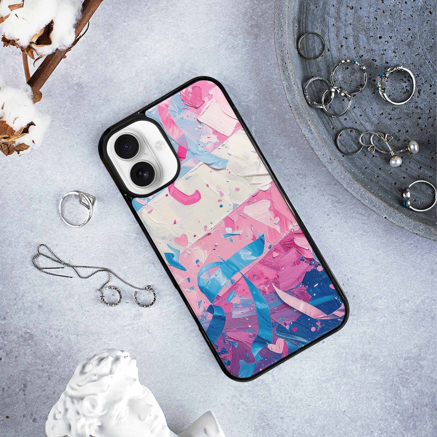 iPhone 16 Plus Case — Transgender Pride Flag Trans Pride Flag, Original Design Phone Case