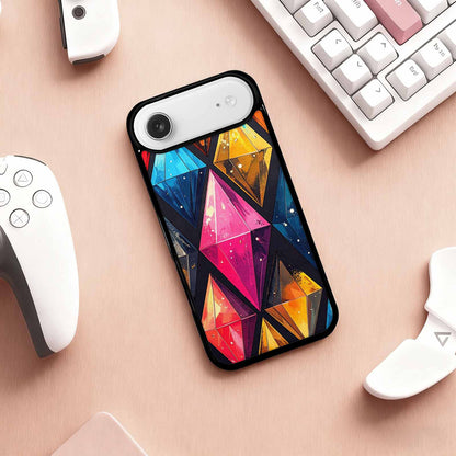 iPhone 17 Air Case — Vintage Summer Diamond Retro Vintage, Custom Print Case Cover