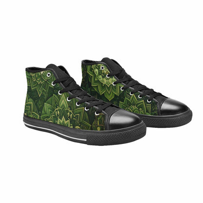 MEN'S Mandala High Top Canvas Cottagecore Shoes