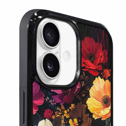 iPhone 17 Case — Shadowy Glitch Floral Pattern Floral, Custom Art Phone Cover