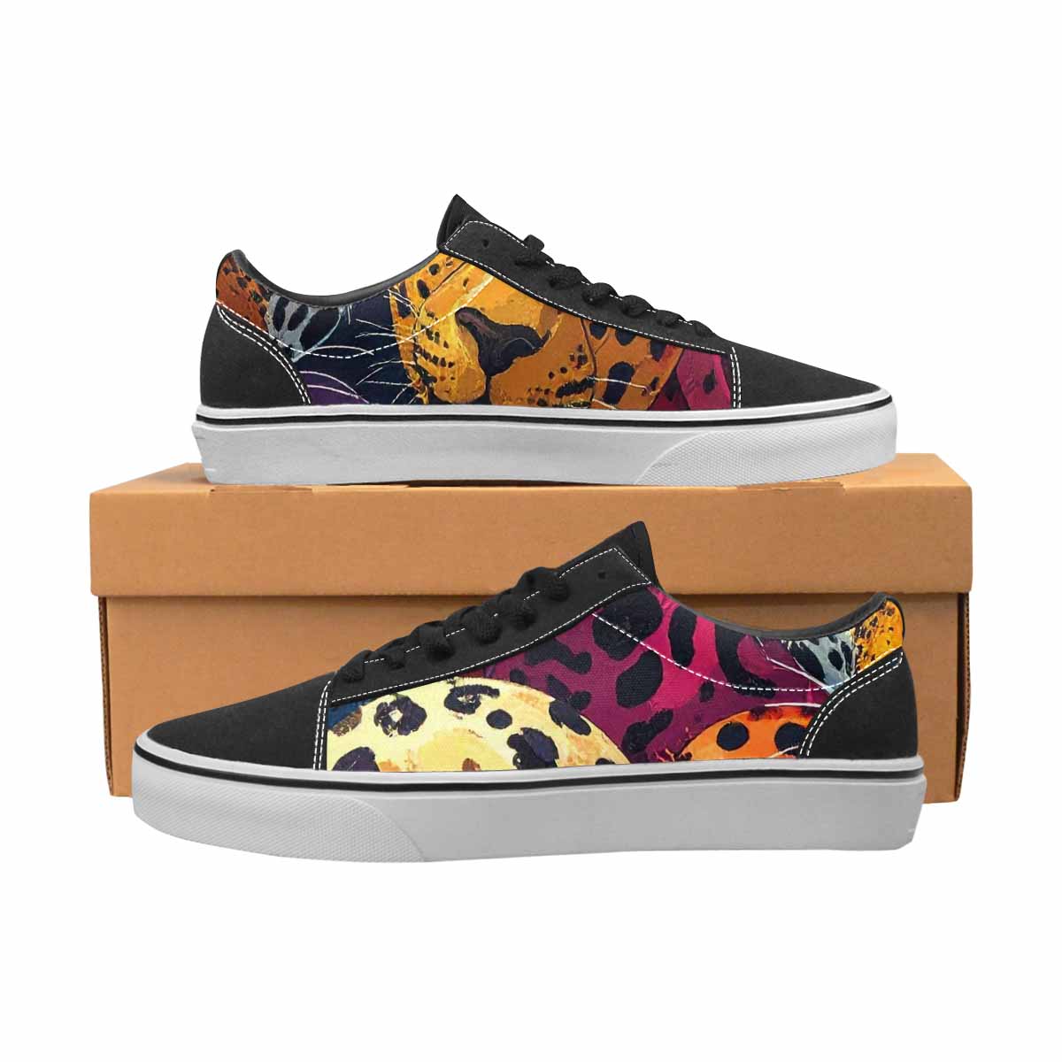 WOMEN'S Smiley Faces Lace-Up Canvas Aesthetic Shoes