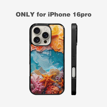 iPhone 16 Pro Case — Starfish Cluster Starfish Cluster Pattern Hundreds, Personalized Phone Case