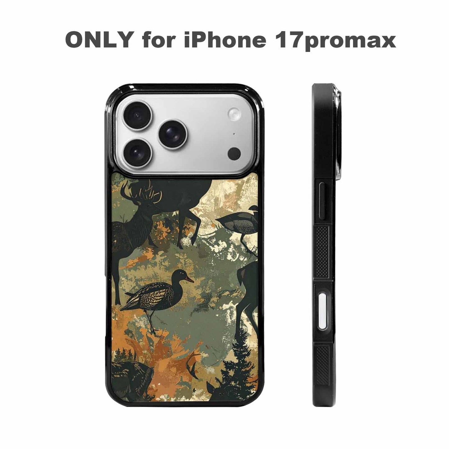 iPhone 17 Pro Max Case — Hunting Camouflage Pattern With Camo, Customized Protective Case