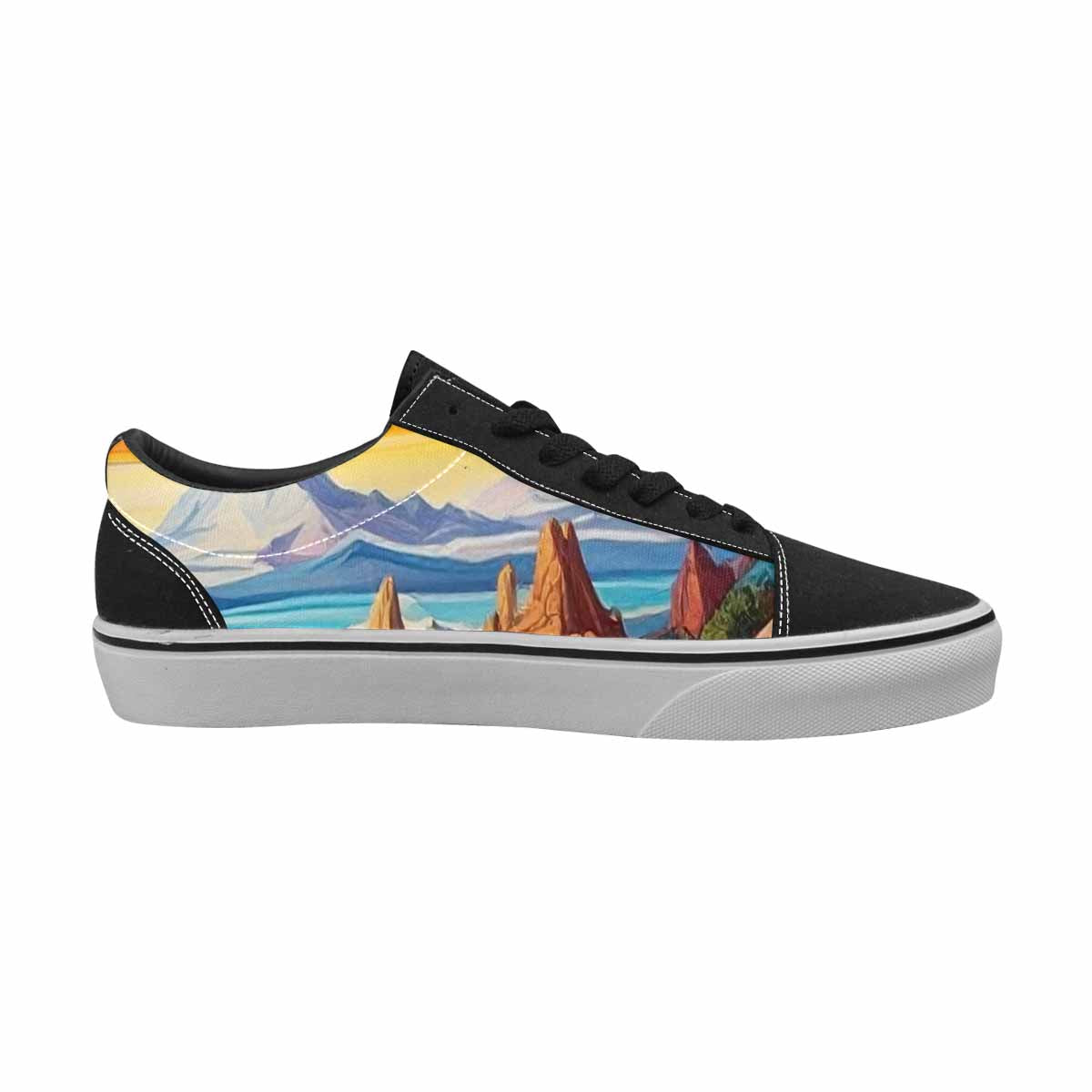 WOMEN'S Surreal Dream Fragment Lace-Up Canvas Dreamlike Shoes