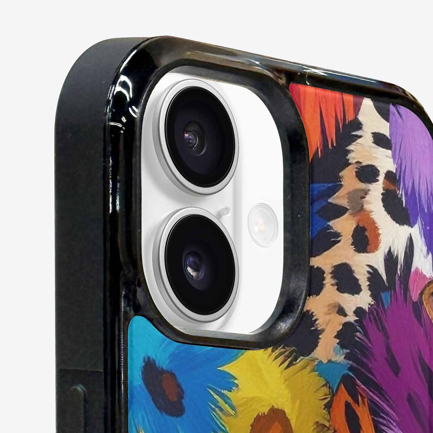 iPhone 16 Case — Full Color Vibrantanimal Print A, Personalized Phone Case