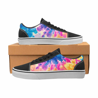 MEN'S Tie Dye Swirl Canvas Lace-Up Aesthetic Sneakers