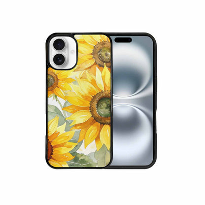 iPhone 16 Plus Case — Sunflowers Watercolor, Custom Designed Case Cover