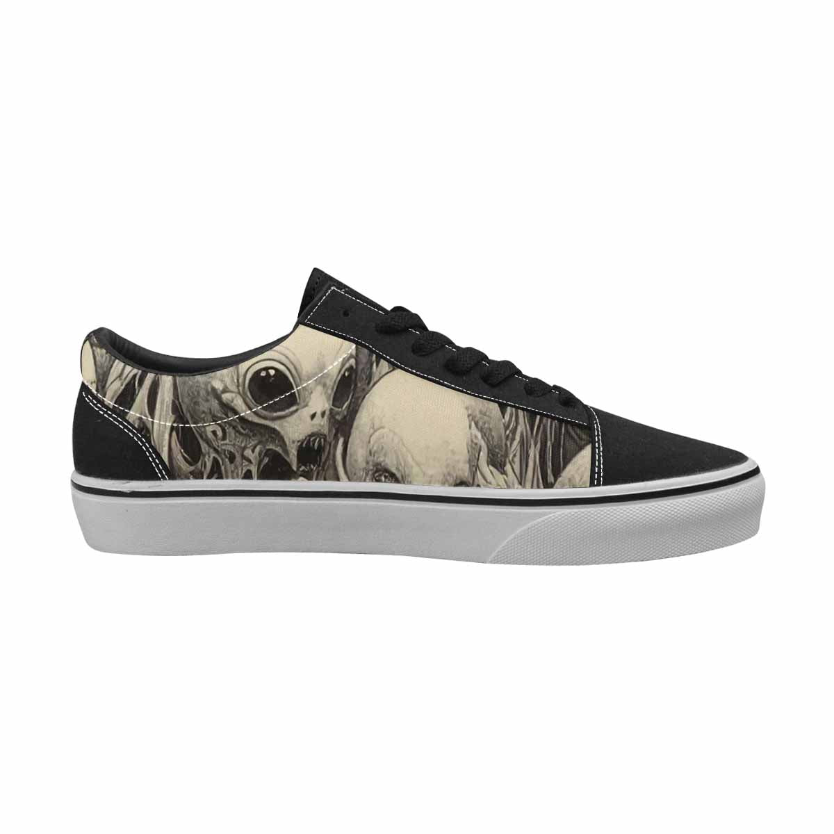 WOMEN'S Melting Aliens Lace-Up Canvas Vivid Sneakers