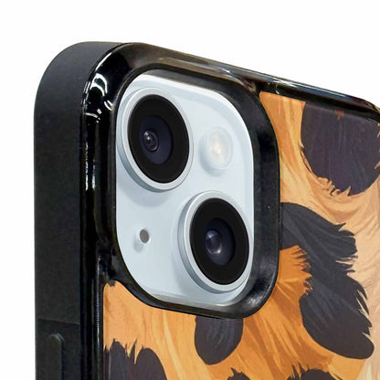 iPhone 15 Case — Leopard Soft Airbrush Gradient, Custom Art Phone Cover