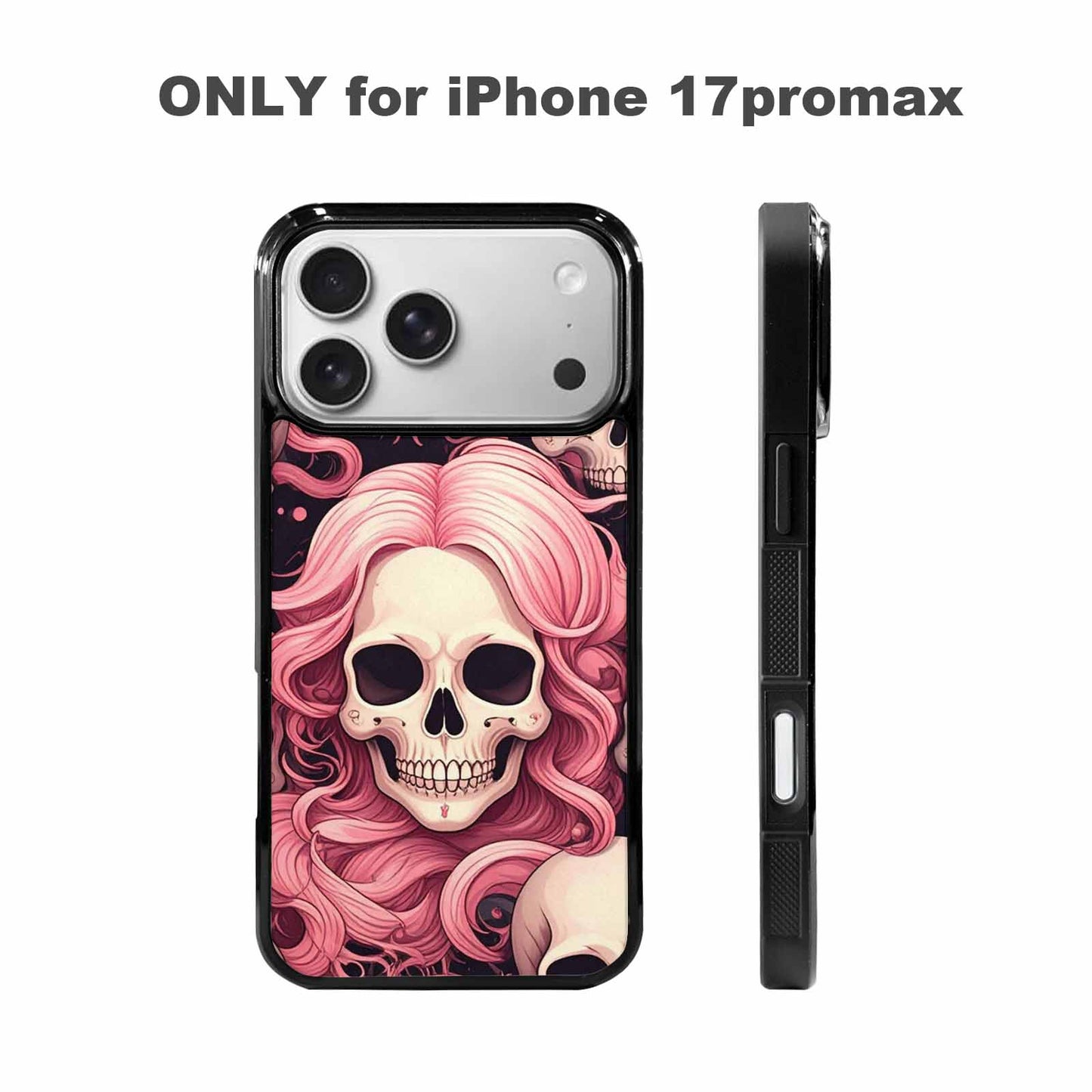 iPhone 17 Pro Max Case — Skull Dark Art Gothic Print Gothic, Custom Print Case Cover