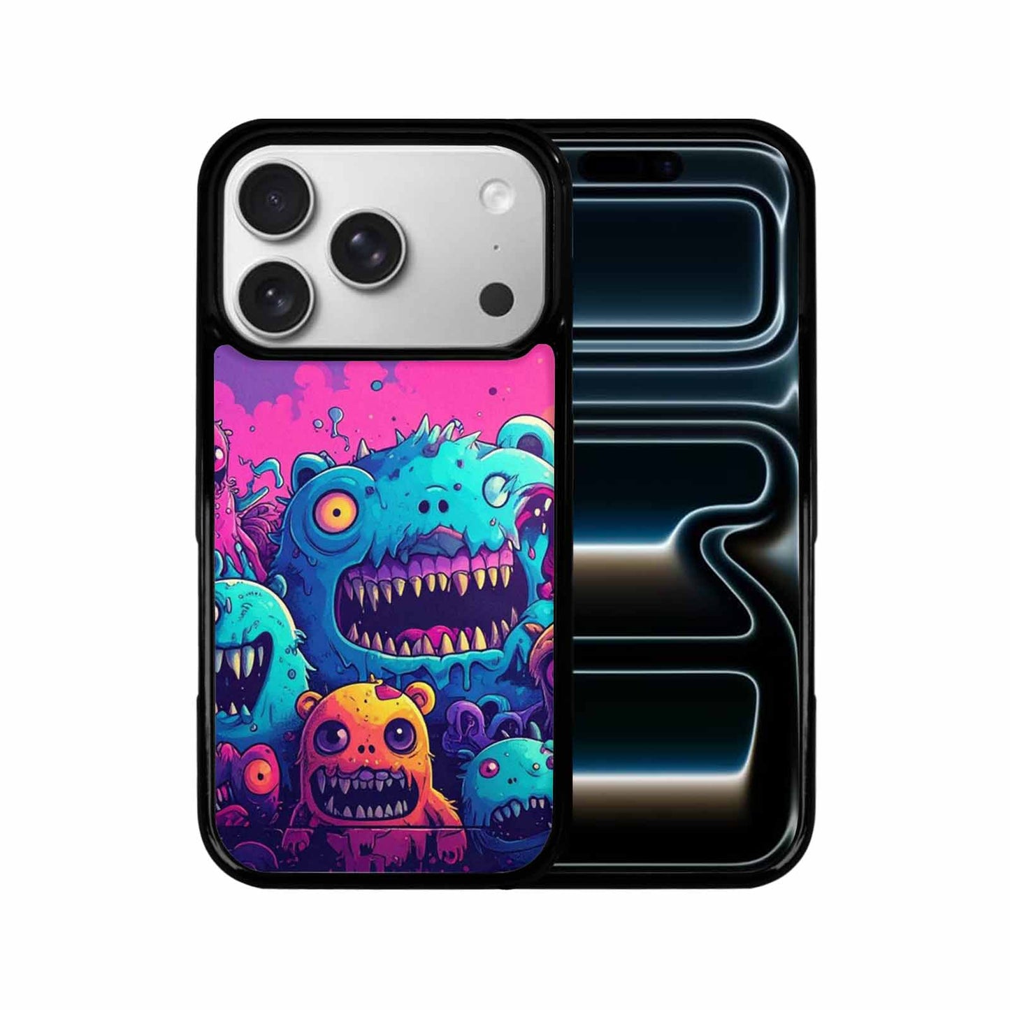 iPhone 17 Pro Case — Overlapping Endlessly No Empty Space Galaxy, Custom Made Phone Cover