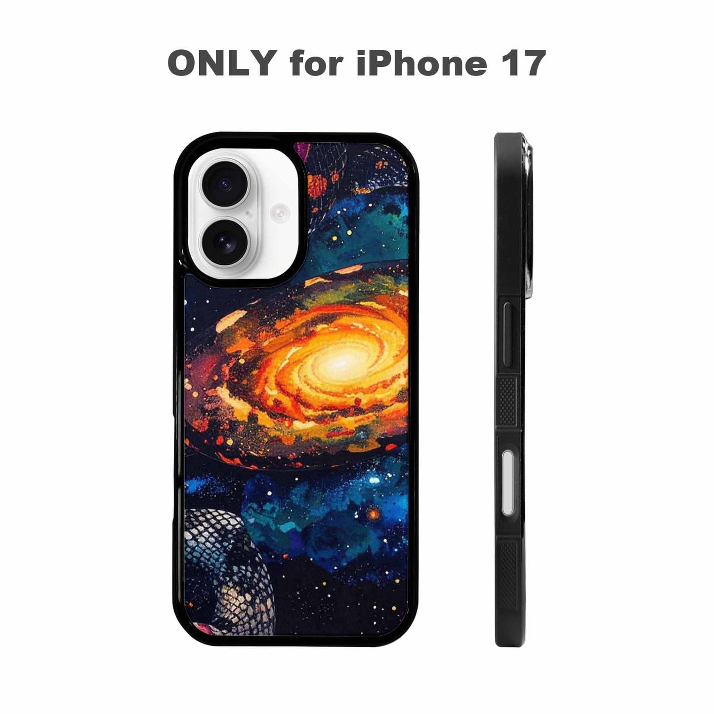 iPhone 17 Case — Snake Print Galaxy Seamless Animal Print, Custom Made Phone Cover
