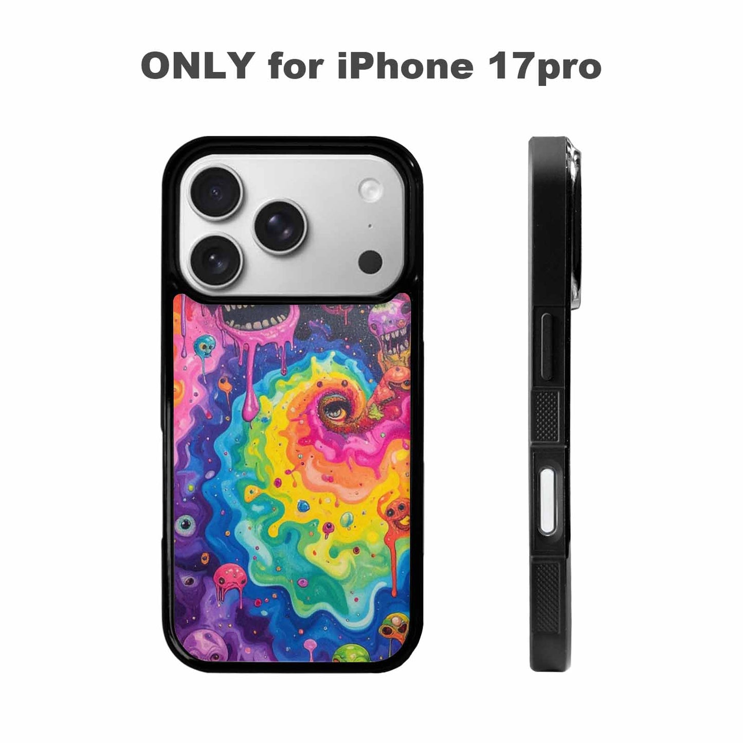 iPhone 17 Pro Case — Aliens Tie Dyemelting Aliens P Tie, Customized Protective Case