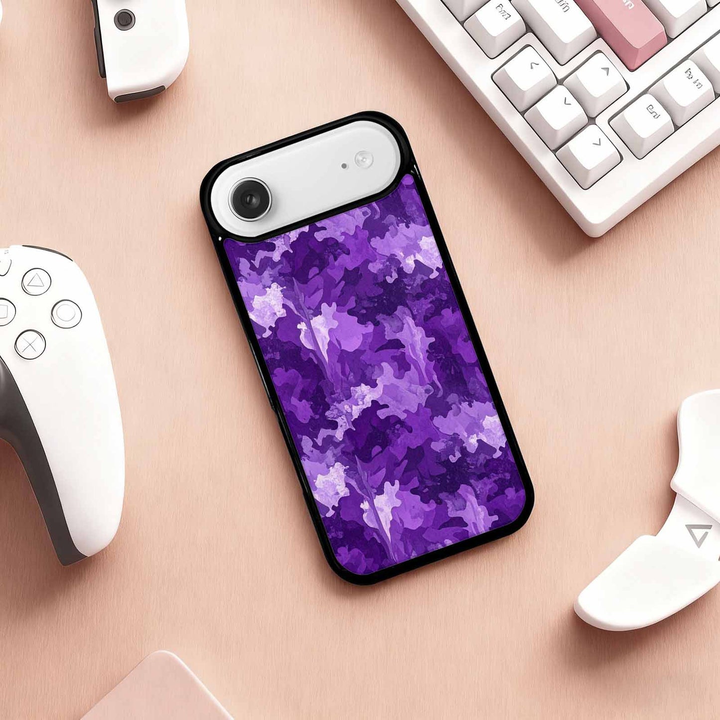 iPhone 17 Air Case — Small Military Camouflage Blotch Pattern Camo, Custom Made Phone Cover