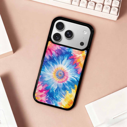 iPhone 17 Pro Case — Small Tie Dye Swirl Pattern Tie, Customized Protective Case