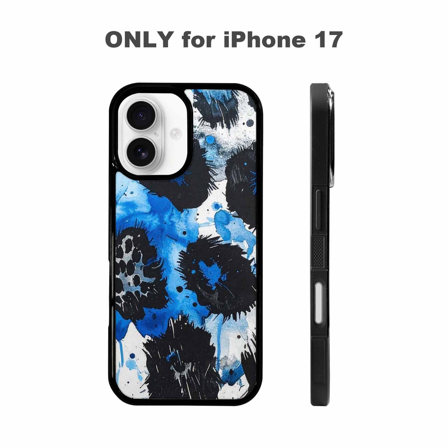 iPhone 17 Case — Animal Print Black &amp; Animal Print, Custom Designed Case Cover