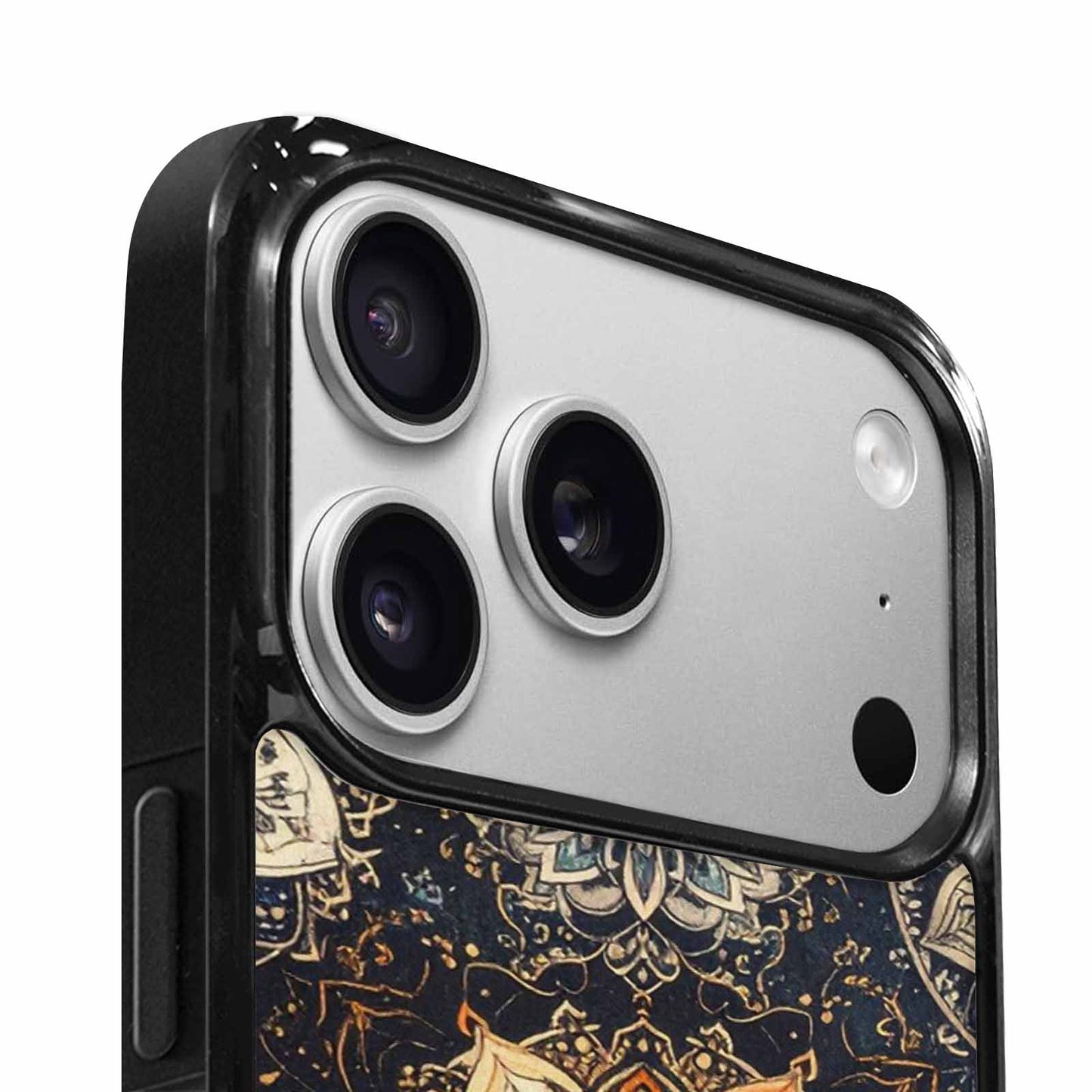 iPhone 17 Pro Case — Small Mandala Pattern Randomly Varying Floral, Customized Protective Case