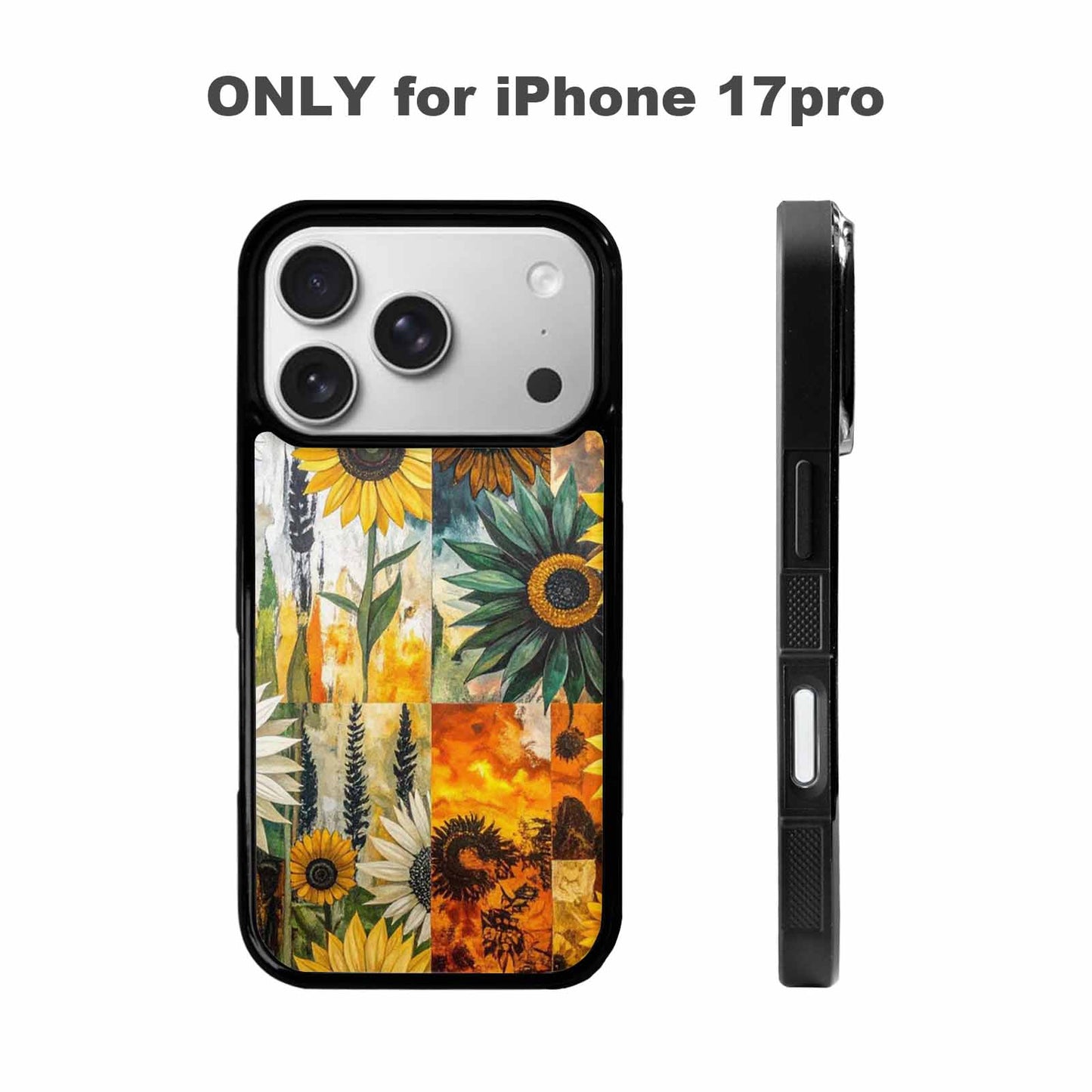 iPhone 17 Pro Case — Blend Melt Them Together Small Floral, Custom Phone Case