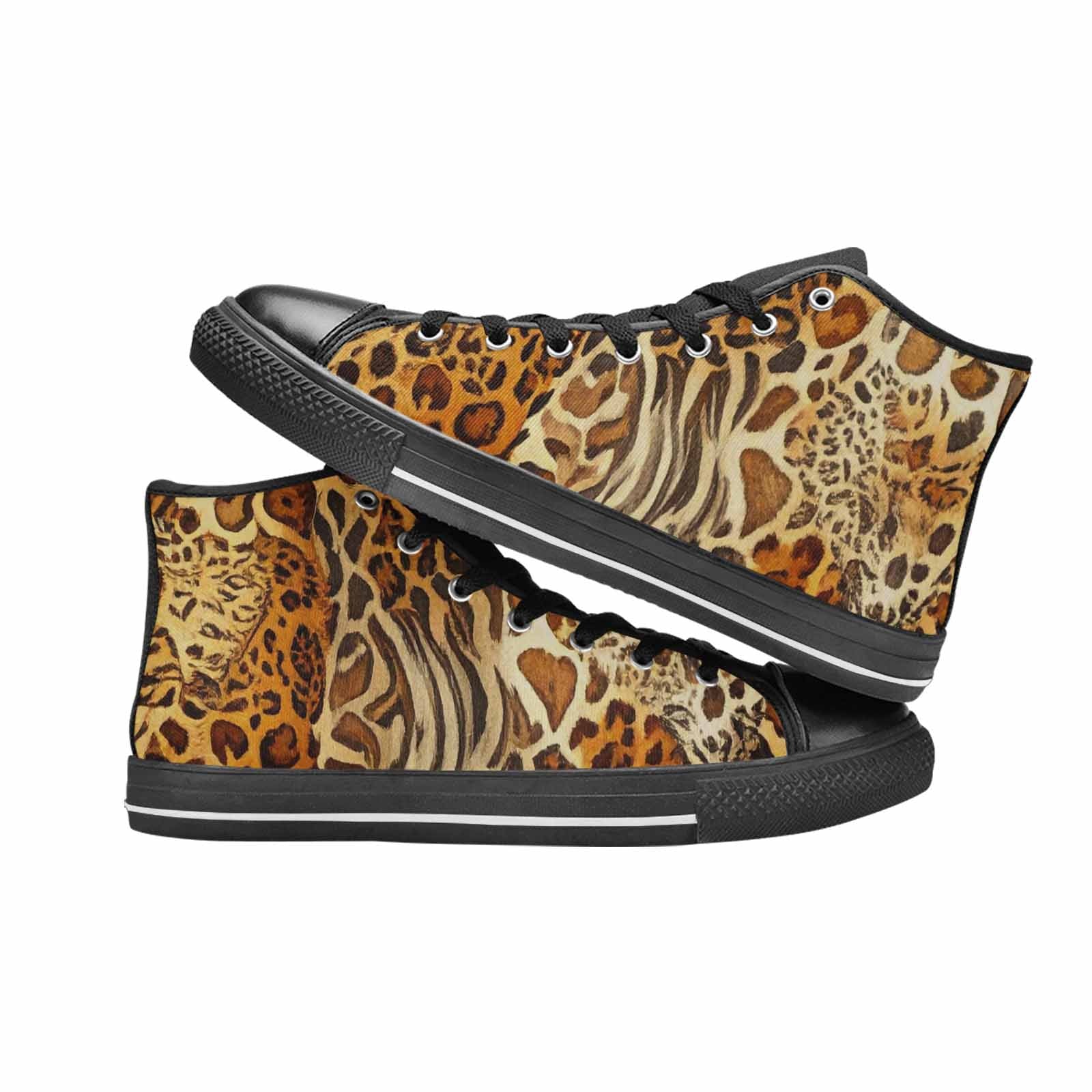 WOMEN'S Animal Print High Top Canvas Dreamcore Custom Shoes