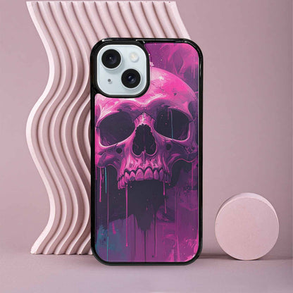 iPhone 15 Case — 1000\'s Of Skulls Overlapping Each Other, Custom Made Phone Cover