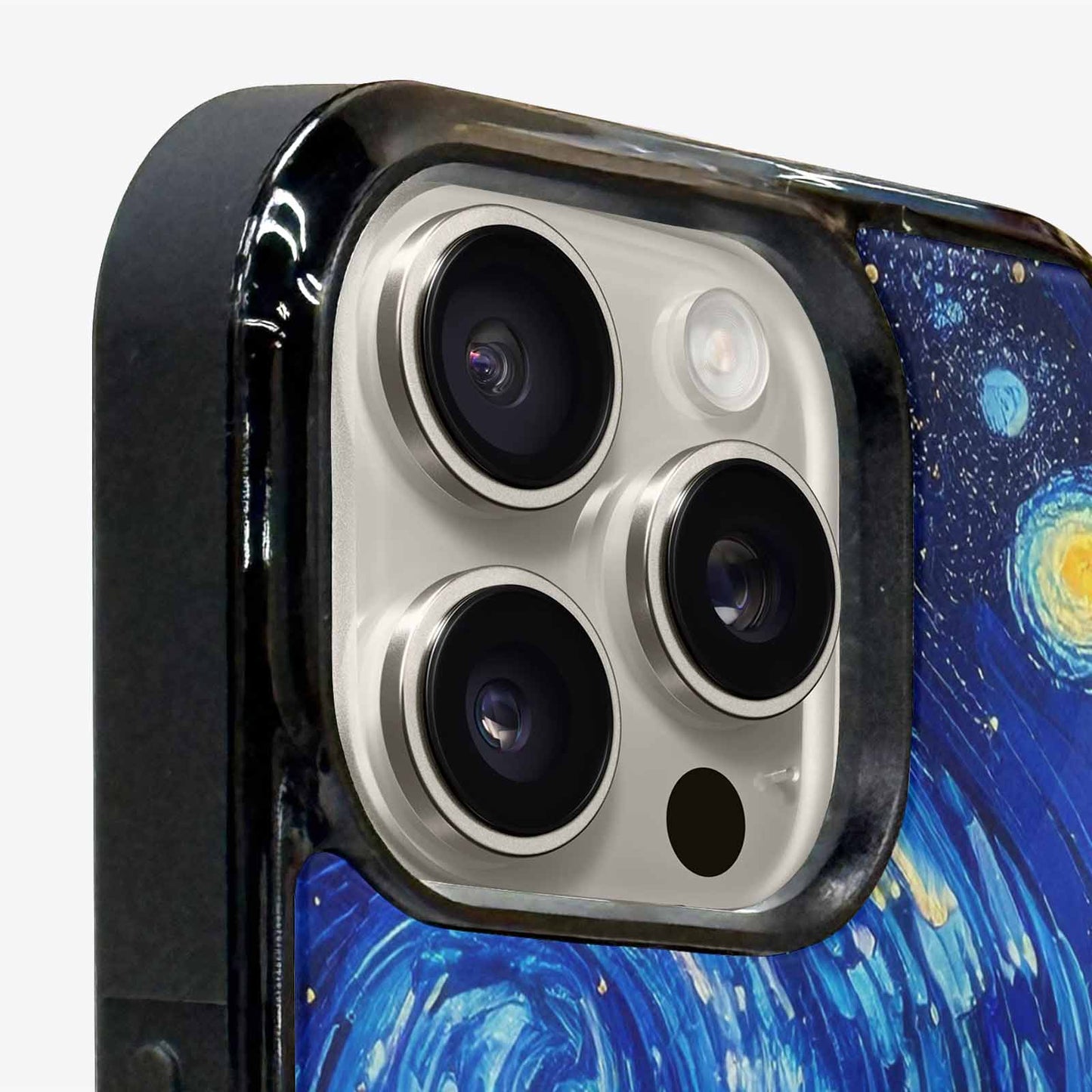 iPhone 15 Pro Max Case — Starry Night Van Gogh Paint Art, Original Design Phone Case