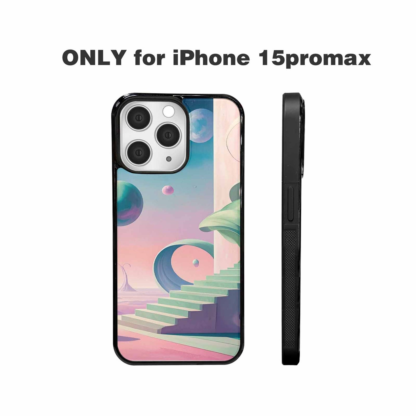 iPhone 15 Pro Max Case — 1930s European Surrealist Art Style Dreamlike, Custom Designed Case Cover