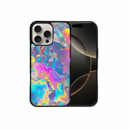 iPhone 16 Pro Max Case — Holographic Iridescent Shimmer Pattern Hundreds Of, Unique Phone Case Design