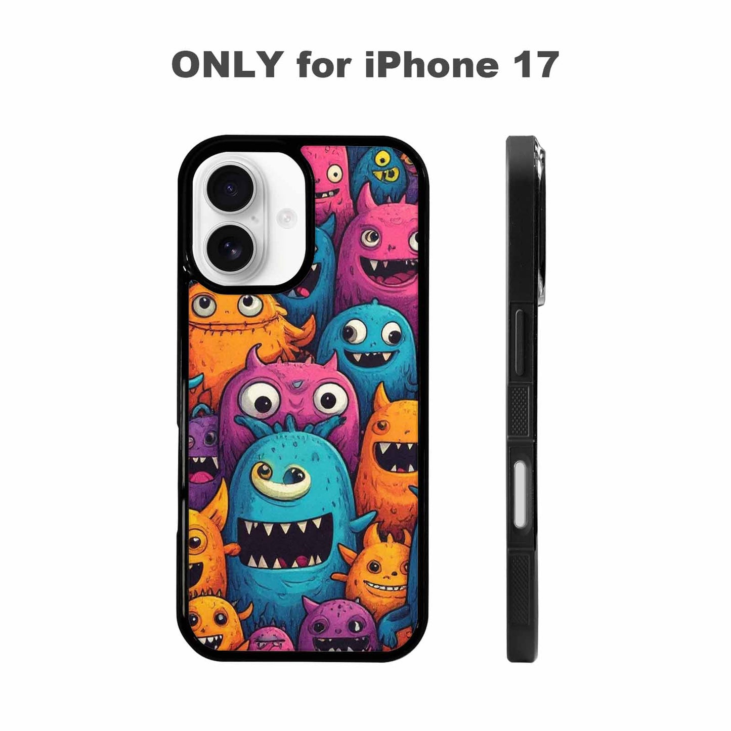 iPhone 17 Case — Monsters (general) Cartoon Monsters Cartoon Cute, Custom Designed Case Cover