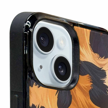 iPhone 15 Plus Case — Leopard Soft Airbrush Gradient, Custom Made Phone Cover