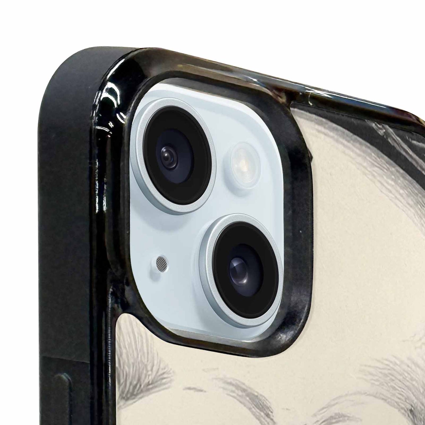 iPhone 15 Plus Case — 20 Skulls Overlapping Seamless Tileable Pattern, Customized Protective Case