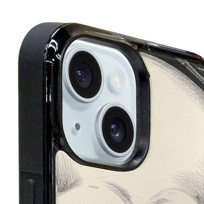 iPhone 15 Plus Case — 20 Skulls Overlapping Seamless Tileable Pattern, Customized Protective Case