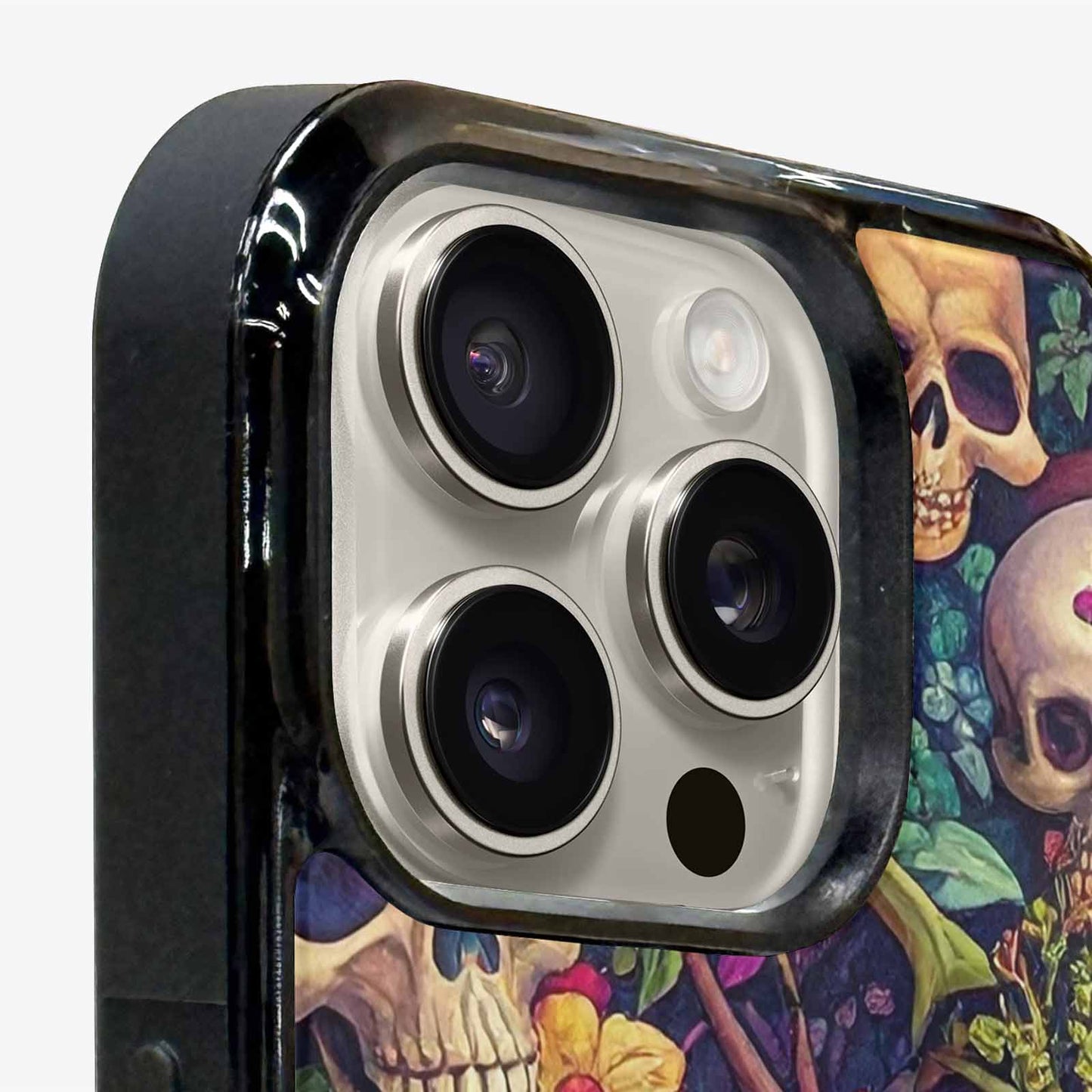 iPhone 16 Pro Max Case — Skulls Botanicalskulls Pattern, Original Design Phone Case
