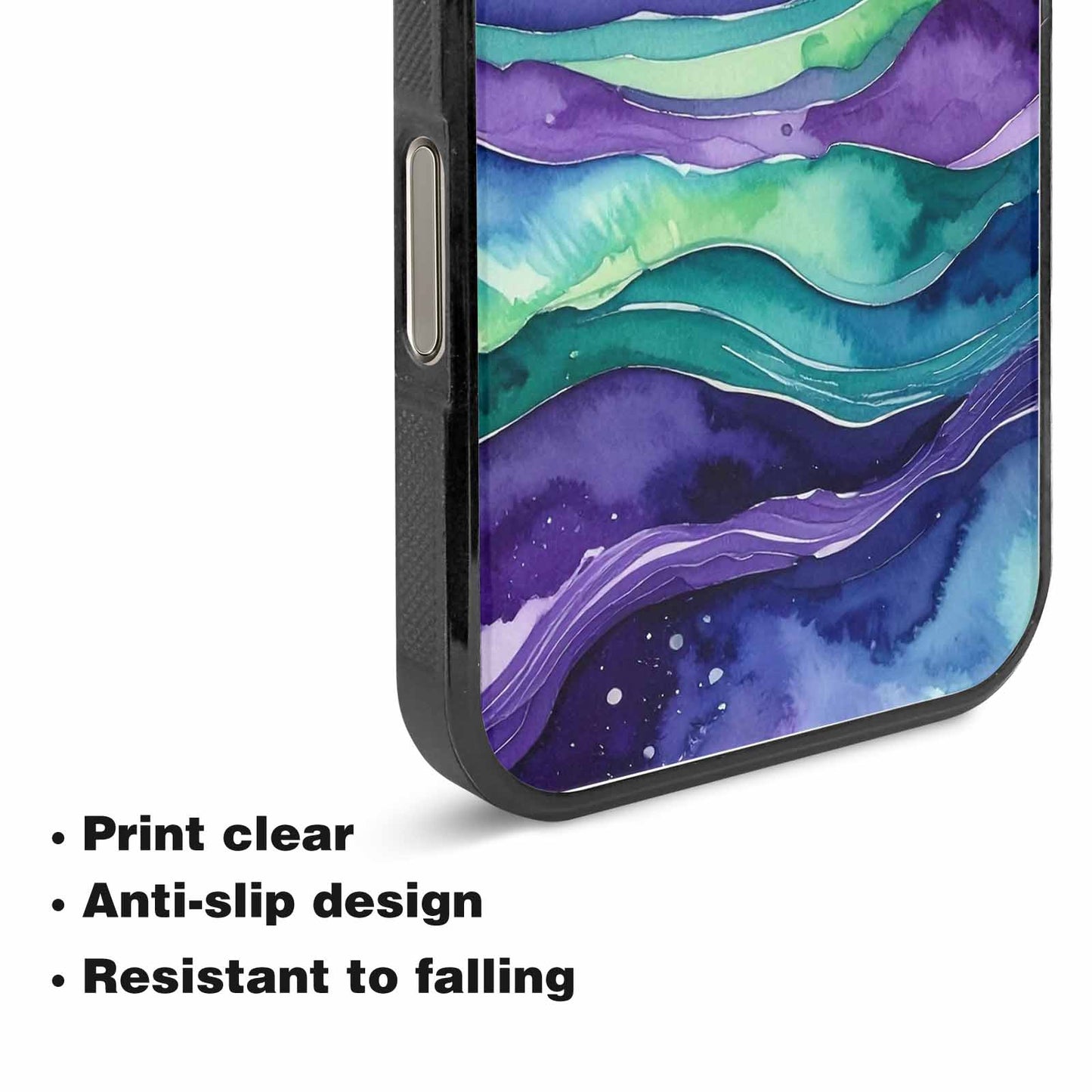iPhone 15 Pro Max Case — Galaxy Aurora Nebula, Customized Protective Case