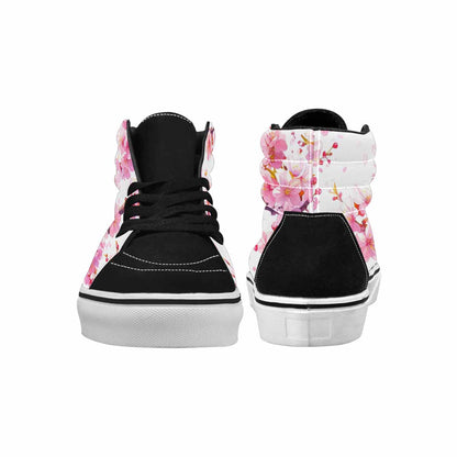 MEN'S Cherry Blossom Branch Cherry High Top Canvas Aesthetic Shoes