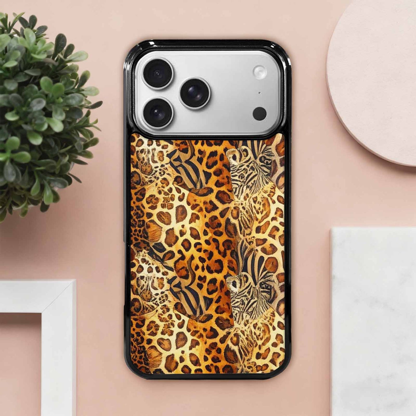 iPhone 17 Pro Max Case — Small Animal Print Pattern, Animal Print, Unique Phone Case Design