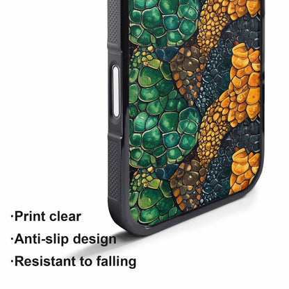 iPhone 17 Pro Max Case — Small Snake Skin Reptile Original Art, Original Design Phone Case