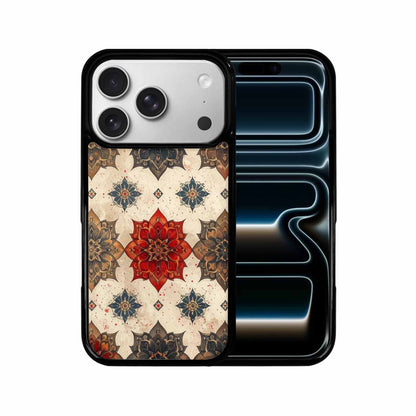 iPhone 17 Pro Case — Small Mandala Pattern Randomly Varying Floral, Custom Designed Case Cover