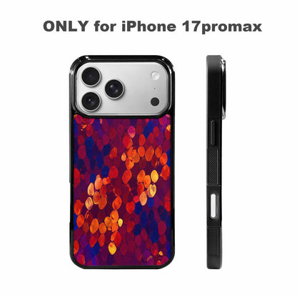 iPhone 17 Pro Max Case — Snake Print Dark Seamless Animal Print, Custom Printed Phone Case