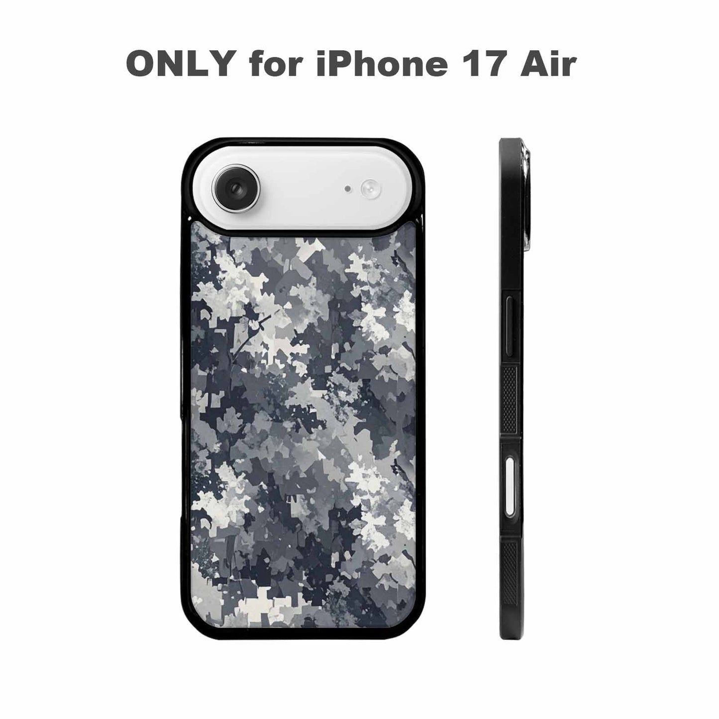 iPhone 17 Air Case — Small Military Camouflage Blotch Pattern Camo, Custom Phone Case