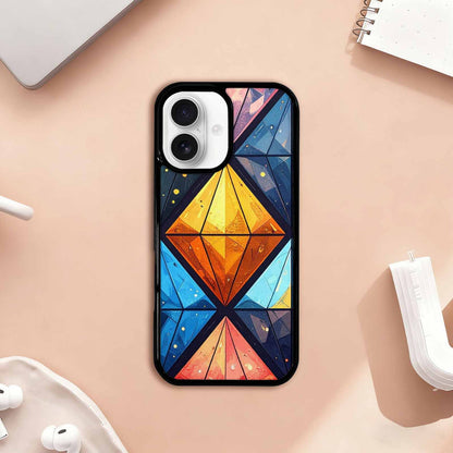 iPhone 17 Case — Vintage Summer Diamond Retro Vintage, Custom Art Phone Cover