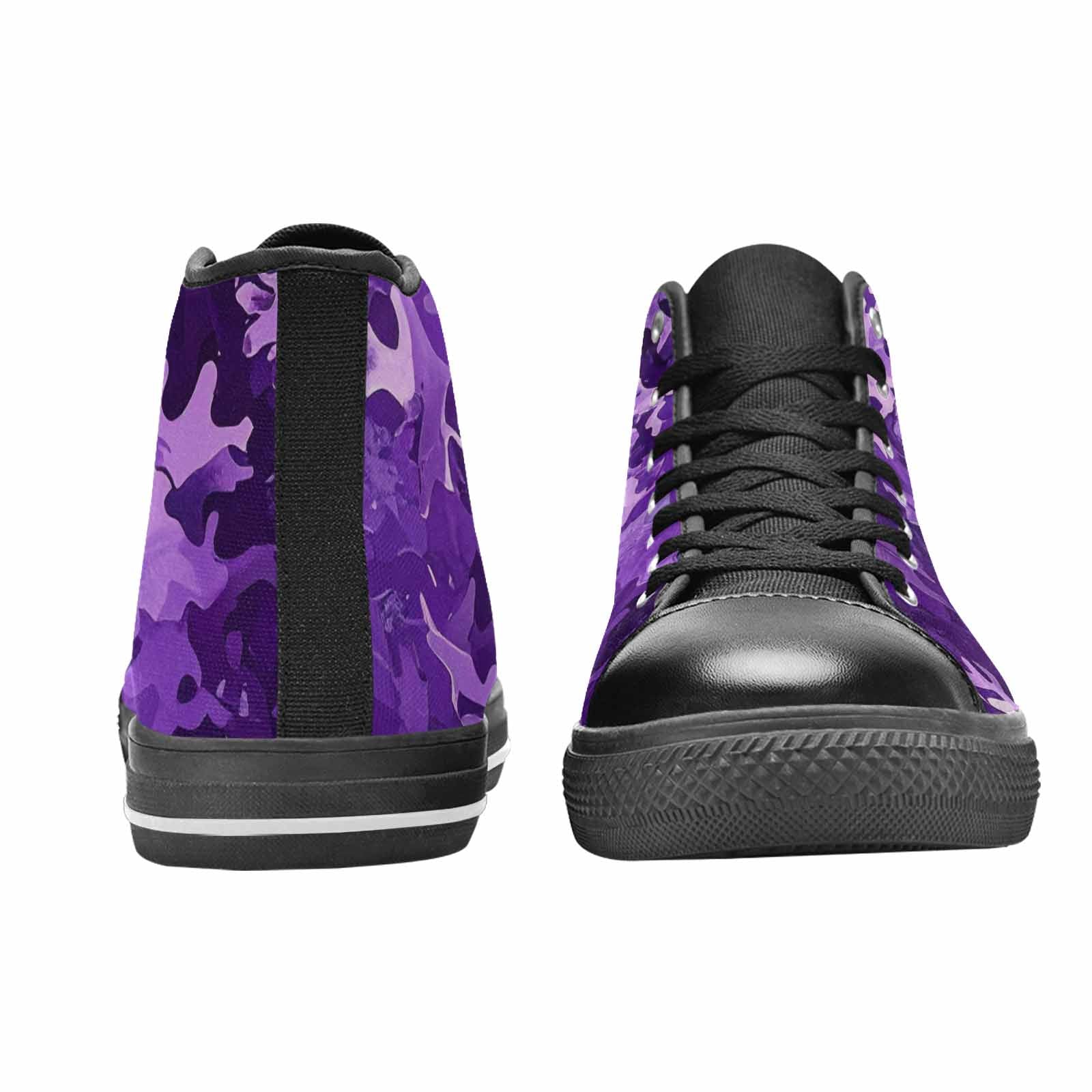 MEN'S Military Camouflage Blotch High Top Canvas Grunge Sneakers