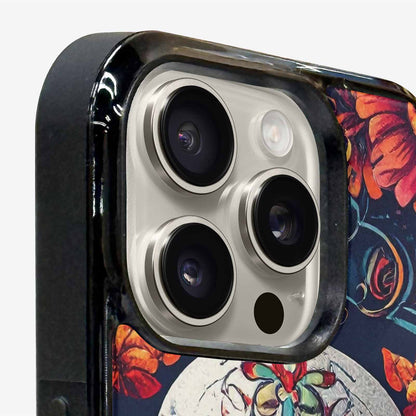 iPhone 16 Pro Case — Day Dead Sugar Skull Art 100s, Custom Made Phone Cover