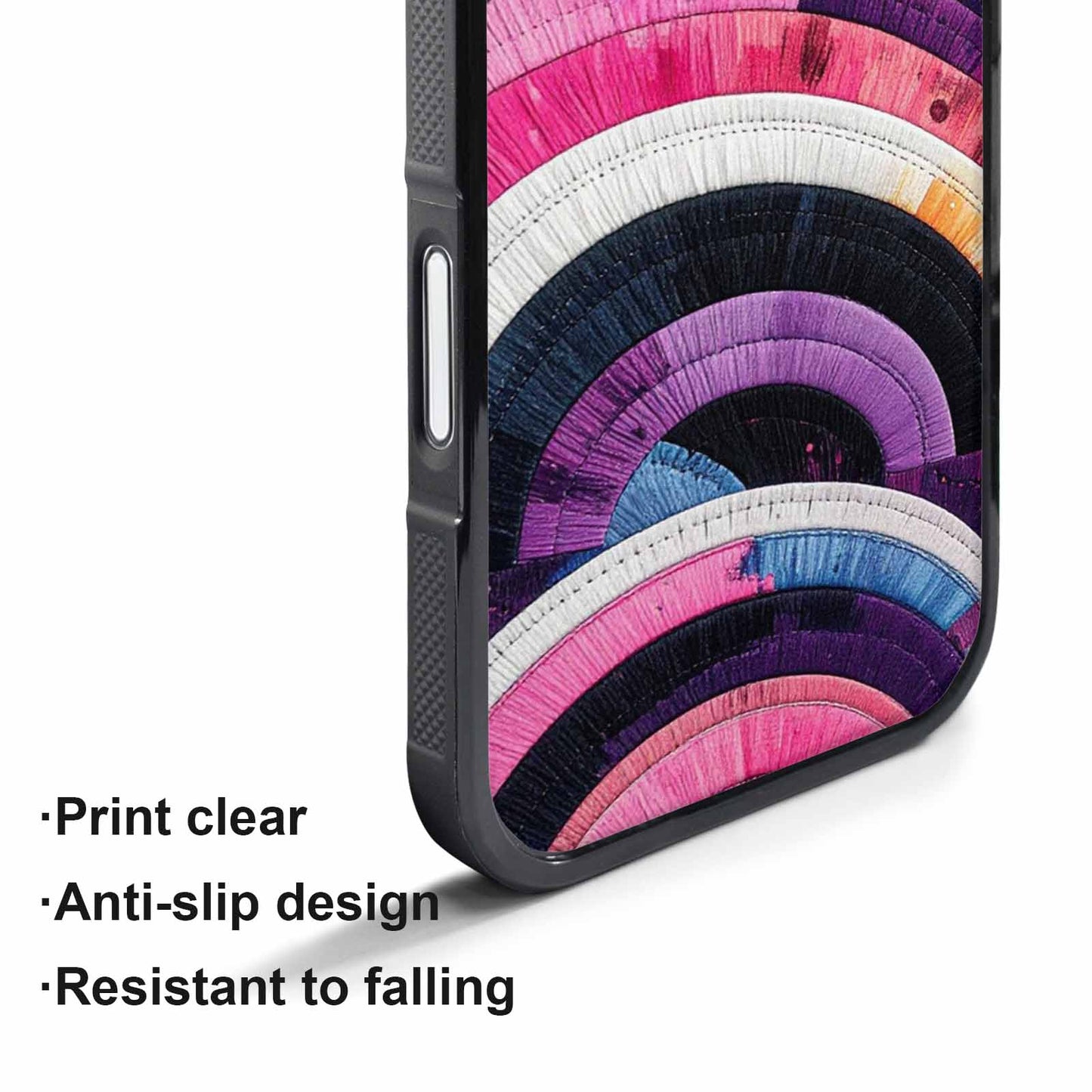 iPhone 17 Pro Case — Vivid Camo Genderfluid Pride Camo, Custom Print Case Cover