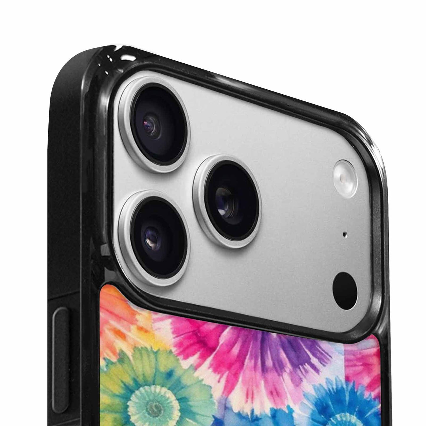 iPhone 17 Pro Case — Small Tie Dye Swirl Pattern Tie, Personalized Phone Case